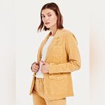 Dear John  Heather Color Corduroy Jacket Blazer Sunset Gold | Size Small Photo 2