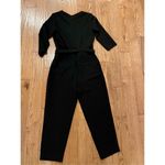 Madewell black crepe jumpsuit size 2 Photo 9