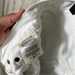 AGOLDE  White Denim Cut Off Raw Hem High Rise Shorts‎ Womens Size 32 Photo 5