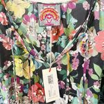 Johnny Was  Zahava Tie Neck Midi Dress Floral Tassel Size Small S NWT Photo 4