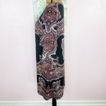 INC International Concepts Scroll Print Rhinestone Shift Dress Black Pink Medium Photo 1