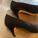Yves St. Laurent Satin Kitten Heels Black Size 7 Photo 1