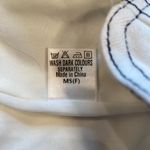 Womens Denim Corset, Plunging Neck‎ Line, Size Small White Photo 7