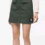 Calvin Klein green a line skirt Photo 0