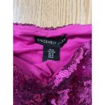Sincerely Jules New Women’s  Sequined Ruched Mini Skirt Dark Pink size Medium Photo 5
