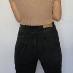 Tic Toc Taupe Lettuce Hem Top Photo 5