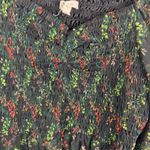 Maurice's Arbor Floral Smocked Dress Medium Long Sleeve Sheer Boho Babydoll Flowy Photo 3