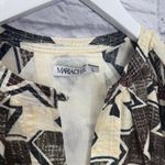 Maria Cher Formosa Carol Short Dress Mix 1 Cream Green Size L Aztec Tie Belt Brown Size L Photo 7