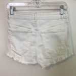 ZARA White Denim High Waisted Shorts Photo 1