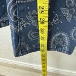 We Wore What  The Icon Jean Night Sky Paisley Navy Blue Size 24 Photo 11