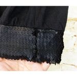 Diane Von Furstenberg  Women Black Silk Blend Sequin Trim Tank Top Sz L Gothic Photo 5