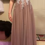 Blush Pink Prom Dress Size M Photo 0