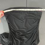 Taboo Vtg Y2K  M Medium Black Dress Pink Ruffle Ribbon Trim BalletCore Whimsigoth Photo 7