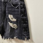 Hudson Jeans  Sade Mercury Lace Up Distressed Cut Off Denim Shorts Size 26 Photo 5