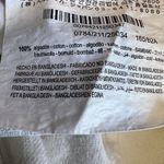 Bershka White Denim Distressed Skirt Size 2 Photo 6