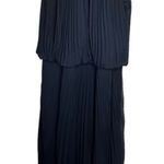 XScape  Navy‎ Pleated Maxi Dress Photo 0