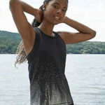 All In Motion Womens Tank Sz XXL Black Silver Racerback Activewear Top NEW Photo 0