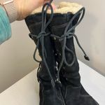 UGG  AUSTRALIA Surfcat 5158 Shearling Lined Black Leather Boots sz 8 Photo 11