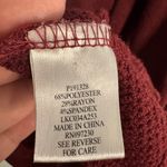 Absolutely Famous  maroon 3/4 sleeve knot sleeve size 3XL Photo 4