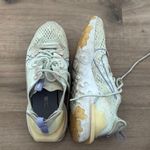 Nike  Women's Cream and Purple Athletic Shoes Photo 1