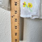 For Love & Lemons  White Embroidered Yellow Daisy Mini Dress Womens S Eyelet Photo 5