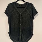 Almost Famous Black  button front short sleeve shirt Photo 0