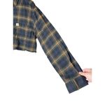 Carhartt  Relaxed Fit Plaid Cropped Long Sleeve Button Down Shirt‎ Size XL Photo 2