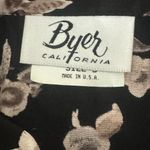 Byer California BYER Vintage Y2K Satin Floral Maxi Skirt WhimsiGoth Boho Feminine Size Small Photo 3