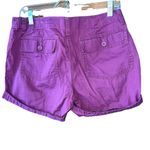 Loft  Outlet Cargo Short Purple Magenta Size 4 Photo 3