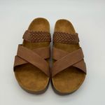 New. Brown Sandals for Women – Soft Cushioned Soles, Casual Warm Weather Wear Size 9 Photo 11