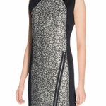 Desigual Heli leopard print metallized sleeveless dress sz L Photo 1