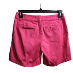 J.Crew Women's Size 4 Pink Cotton Chino Shorts "Re-Imagined" Collection Photo 2
