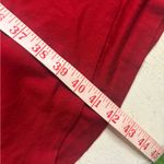 Talbots Red Faux Wrap Dress 3/4 Sleeve Wool Blend Size XL Classic Solid Pullover Photo 4