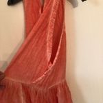 Free People  Orange Loose Tunic gathered Bottom XS Photo 5