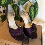 Michaelangelo Open Toe Stiletto with Bow Heels Photo 1