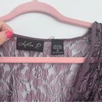 Lola P Y2K laced maxi dress boho witchy fairy goth gothic‎ purple S Photo 2