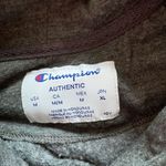 Champion  Women's Hoodie High Neck Sweatshirt‎ Casual Dark Gray Size Medium Photo 4