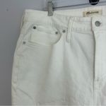 Madewell NWT  The Perfect Vintage White Denim Jeans Size 18W Photo 4