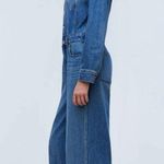 Madewell Denim Wide-Leg Coverall Jumpsuit in Byrne Wash Size 0 NWT Photo 2