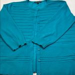 Cable & Gauge  Turquoise Cardigan Photo 10