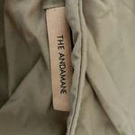 The Andamane Gwen Strapless Knit Stretch Crop Tube Top Tank Beige Small Photo 1