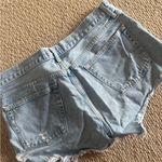 AGOLDE Parker Vintage Cut Off Short in Swapmeet Light Wash Denim Shorts Photo 11