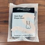 Shapermint Essentials Open Bust Bodysuit Shaper Short Womens M Black Seamless Size M Photo 2