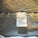 Brandy Melville gray and blue pinstripe crop pants stretch waist casual XS Photo 5