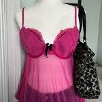Jezebel  Pink Lace Lingerie Top Photo 0