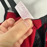 Cacique  Lace Bustier Corset Top 18 20 Red Black Boned Coquette Dark Feminine Photo 2