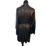 Adore Me Women's Kimono Belted Robe Black 0/XS Silky Nightwear Stretch NEW Photo 1