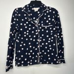Kate Spade  New York Women's Small  (s) Polka Dot Long Sleeve Button Pajama Top Photo 0