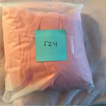 Coral chiffon long bridesmaid sleeveless halter dress size 8 Pink Photo 8