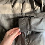 Grey Fur Lined Leather Jacket Size XL Photo 4